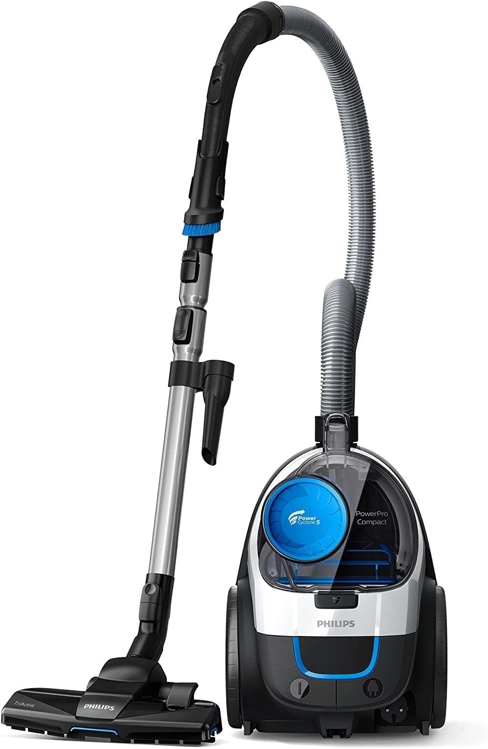 Philips Zyklon Hybrid Staubsauger Zyklon Staubsauger Zyklonstaubsauger extra stark Bodensauger, 650,00 W, Beutellos, Beutelloser Sauger, leise, 1,5 L Fassungsvermögen, Bodenstaubsauger