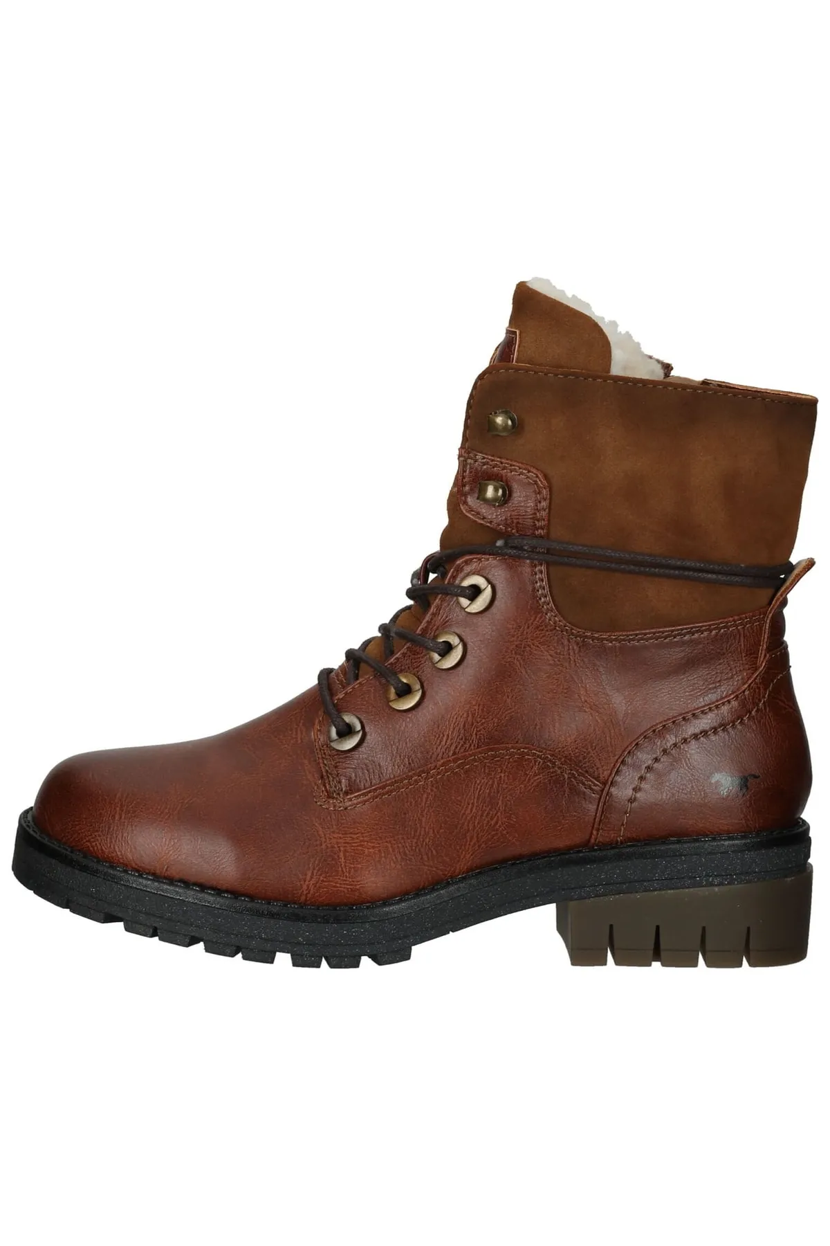 Mustang  Stiefelette - Braun - Blockabsatz
