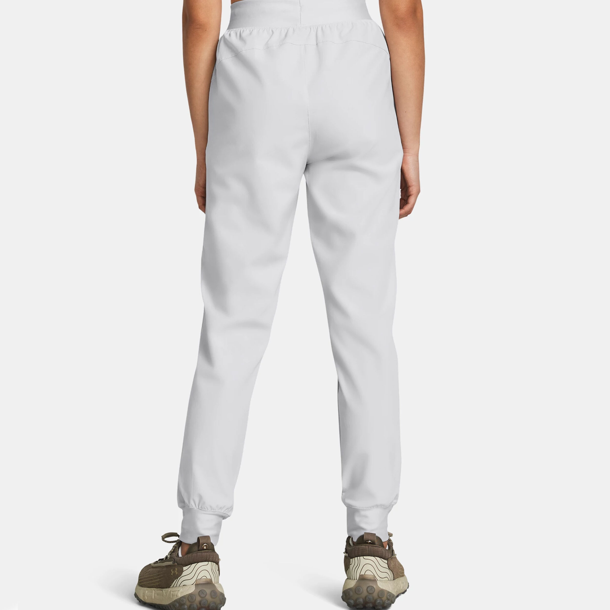 High Rise Woven Trainingshose Damen - Grau