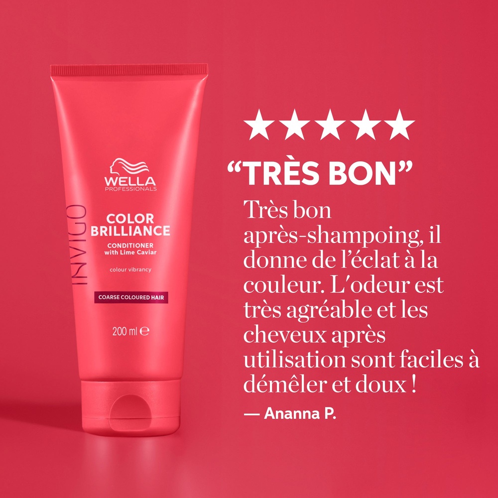 Wella Invigo Color Brilliance Après-shampoingCheveux colorés épais Après-Shampoing