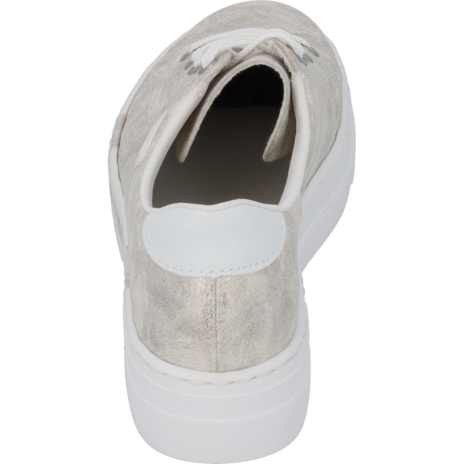 Rieker N49W1, Schnürschuhe, Damen, beige-gold/weiss