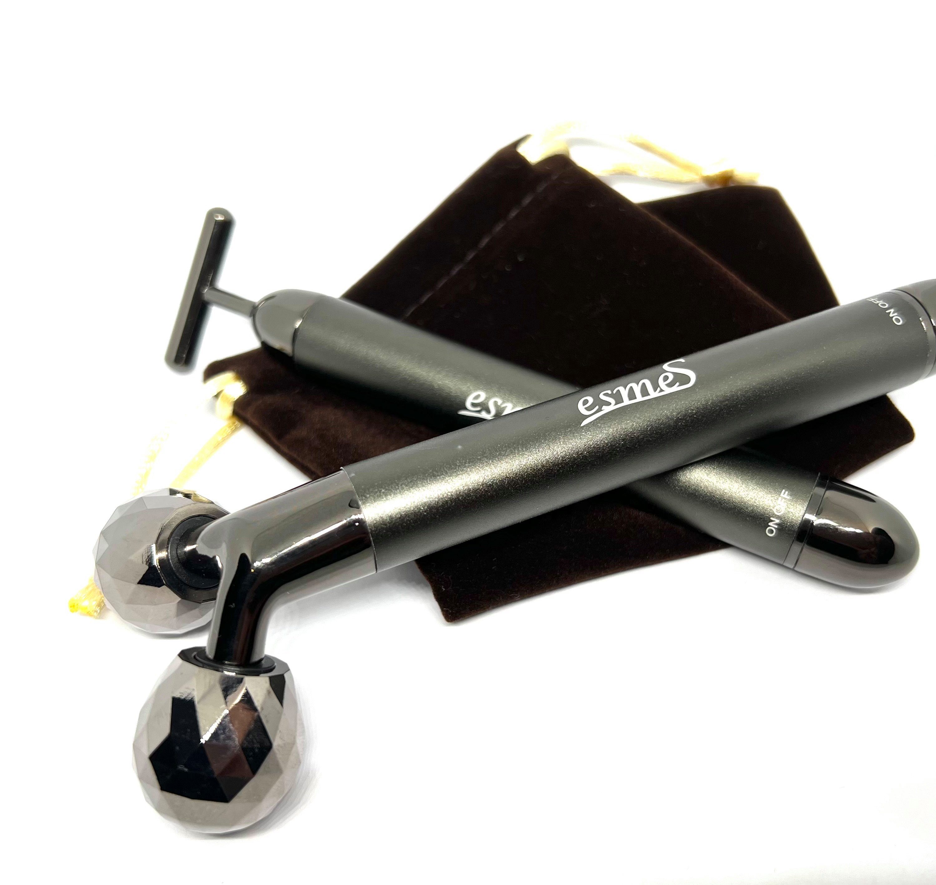 Esmes Gesichtsmassagegerät, 2-tlg., Gesicht und Beauty Set,Massagerolle,T-förmiges Gesichtsmassagegerät