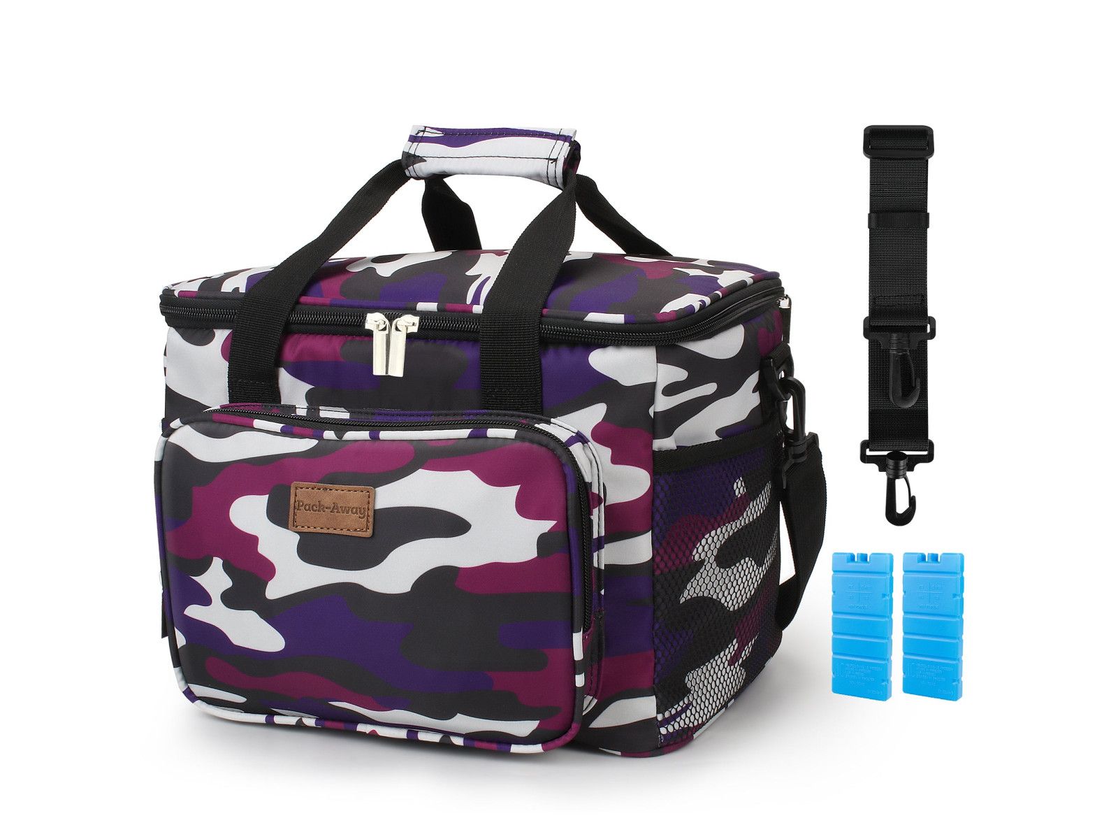 Packaway Camo Lila 15 Liter Kühltasche