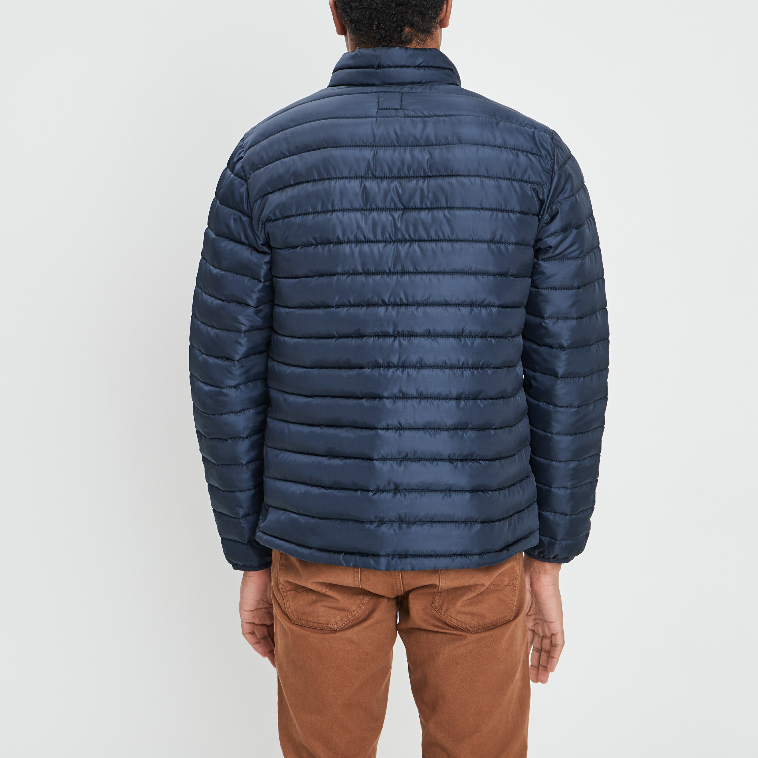 Doudoune droite Creeks bleu marine homme | La Halle