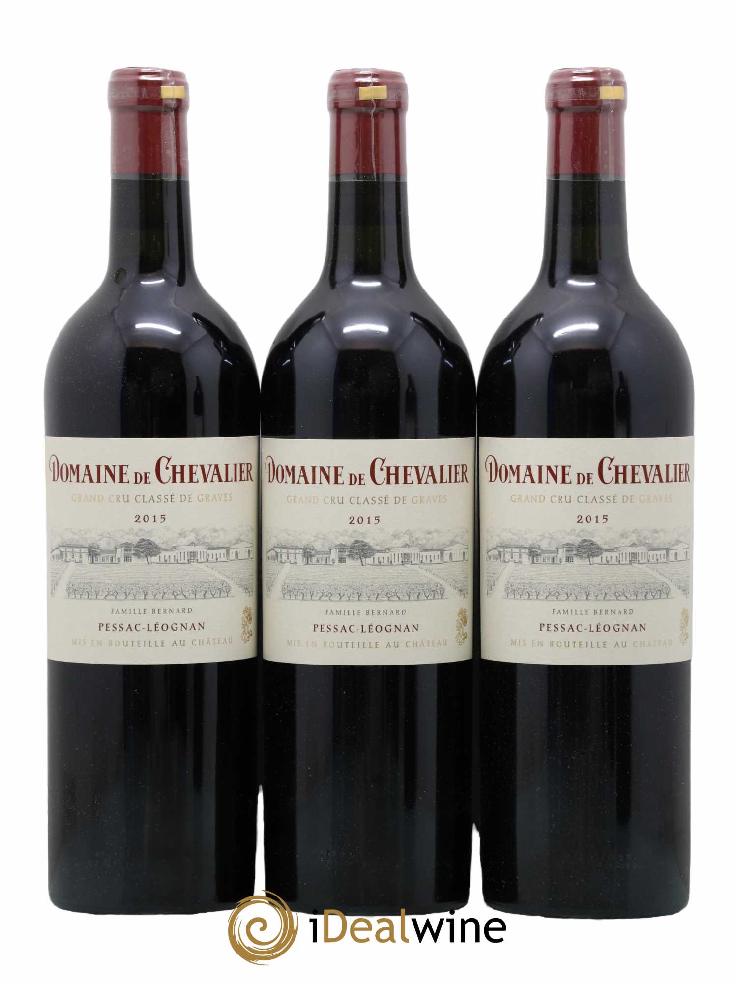 Domaine de Chevalier Cru Classé de Graves  2015 - Lot de 12 Bouteilles