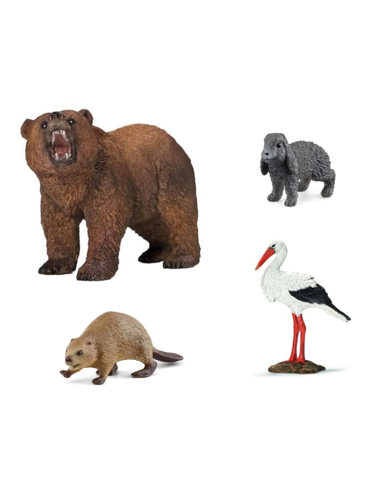 Schleich Tierfiguren - wilde Tiere der Welt 14-teilig in bunt günstig kaufen onesize