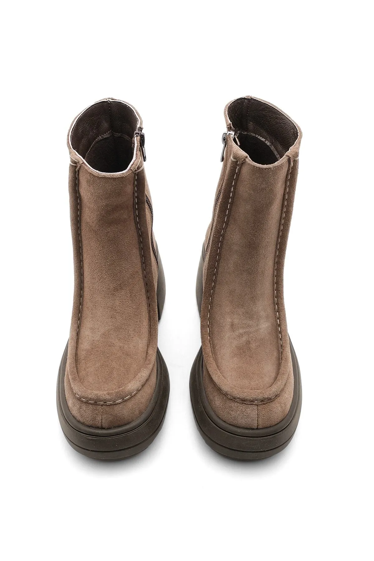 Marjin  Stiefelette - Braun - Blockabsatz