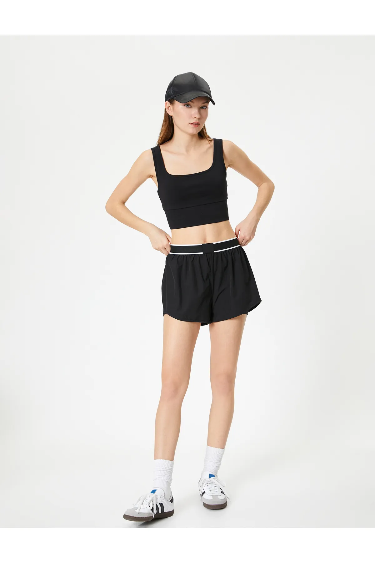 Koton  Sport-BH - Schwarz - Unifarben