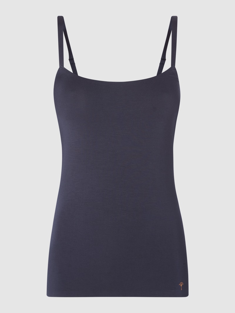 Unterhemd mit Stretch-Anteil - nahtlos in marineblau