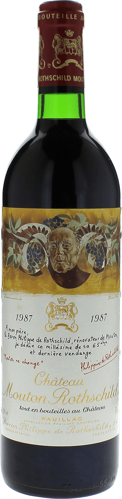 Mouton rothschild 1987