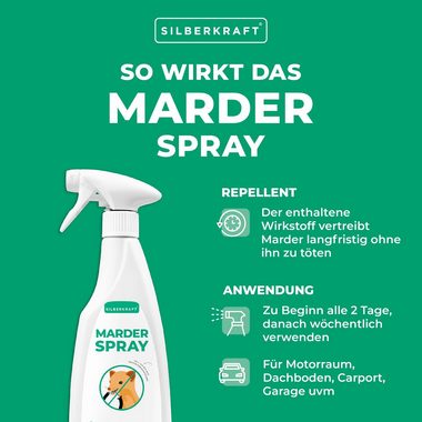 Silberkraft Insektenspray Marderspray 500 ml, 500 ml, 1-St.