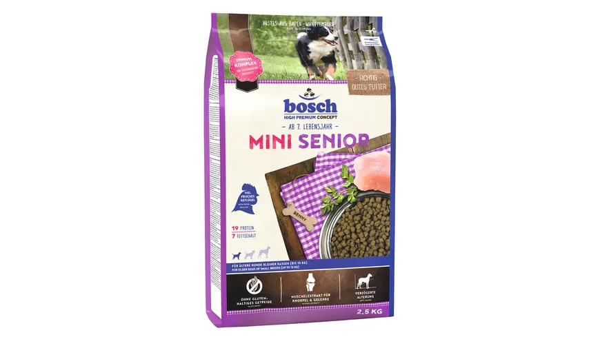 bosch Dog Hundetrockenfutter Mini Senior 2,5 kg 2.5 kg