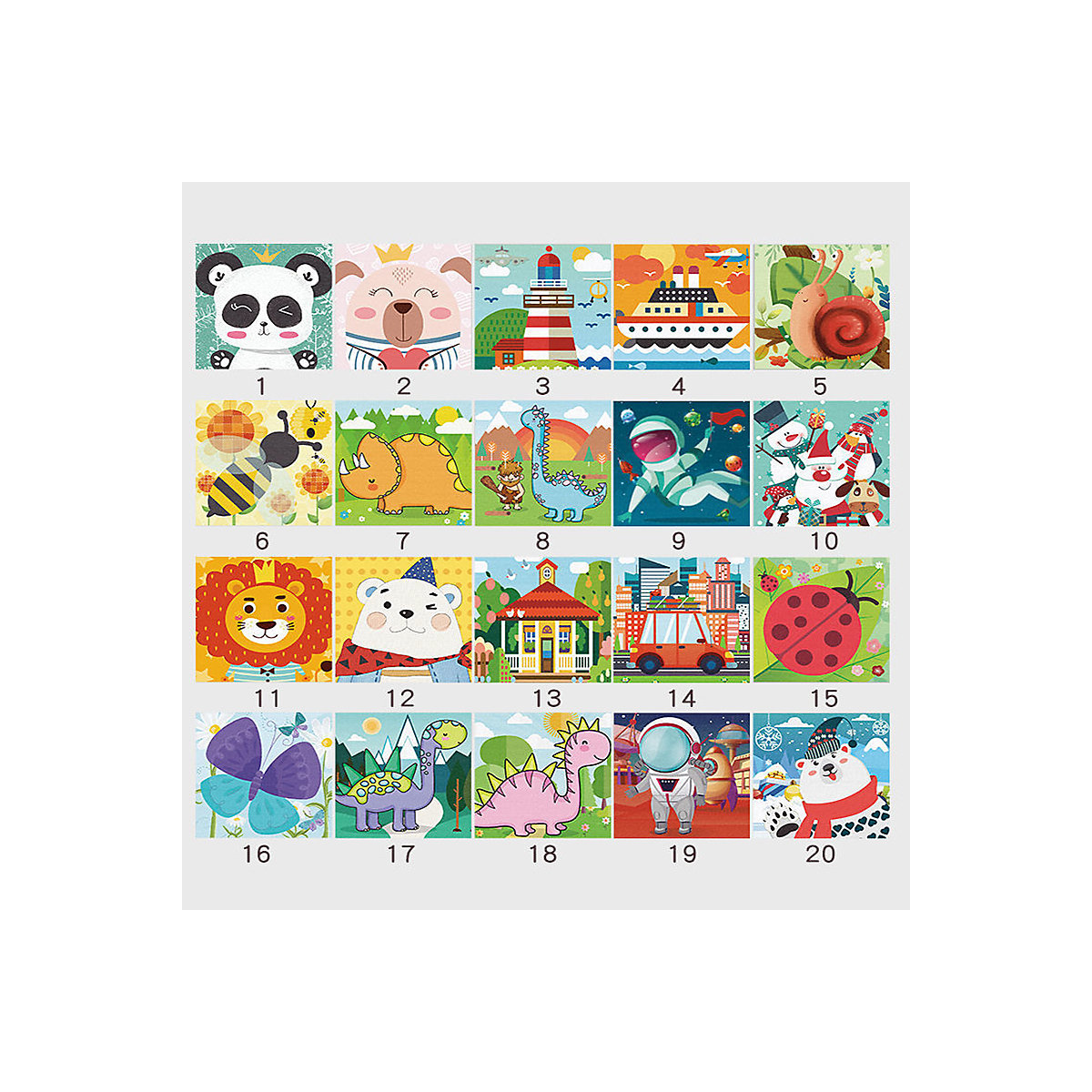 Cartoon Puzzle für Kinder Papierpuzzle für Kinder