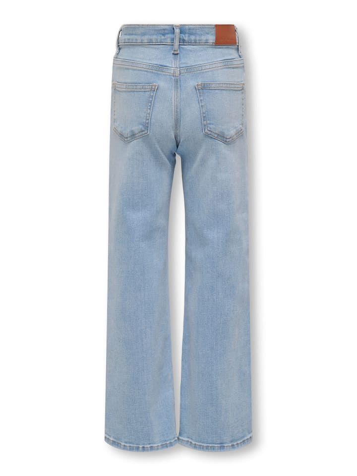 KIDS ONLY Jeans KOGMADISON BLUSH WIDE DNM in light blue denim günstig kaufen