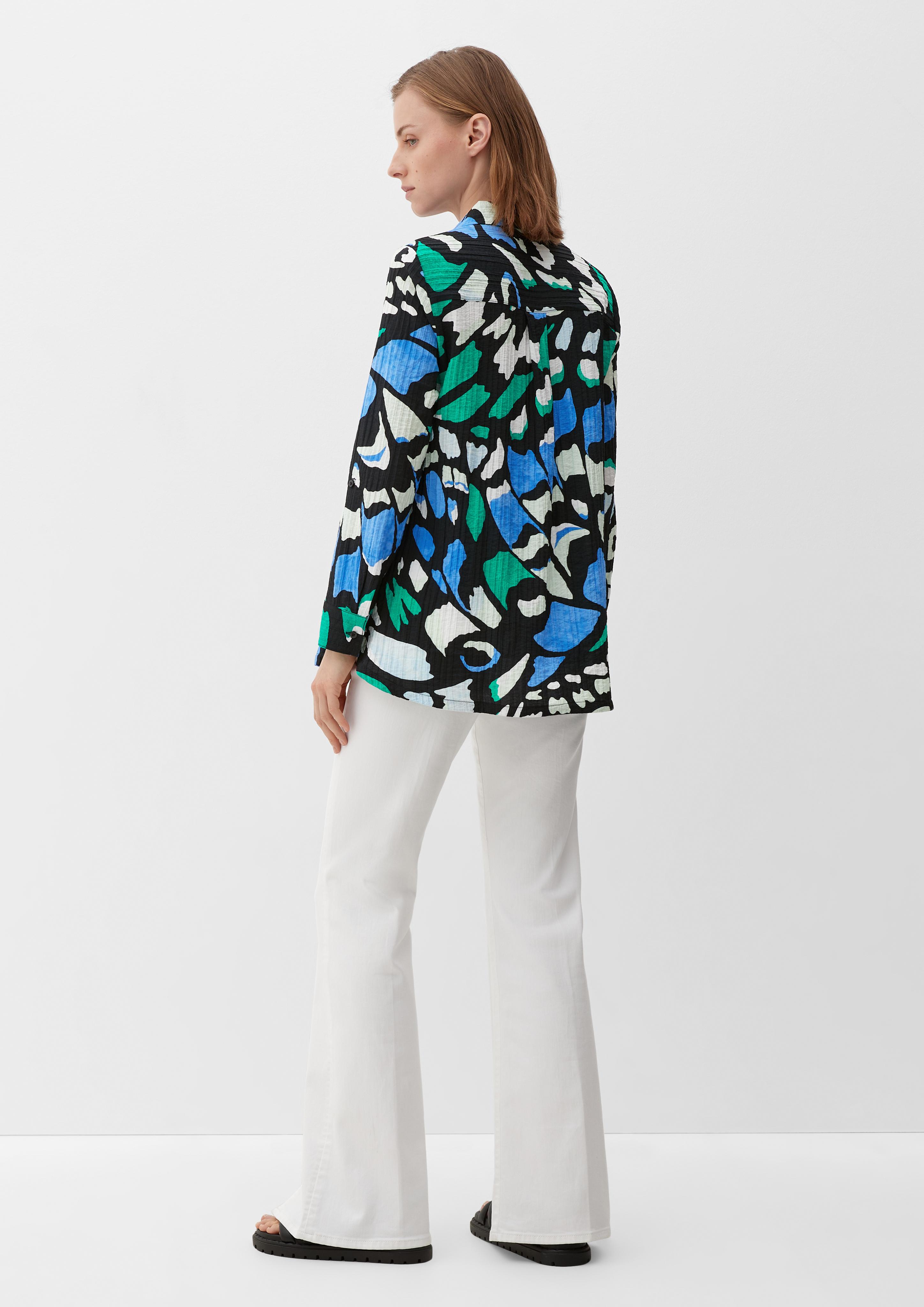 Longbluse aus Viskosemix  2128371-99B0