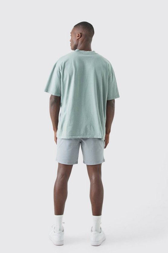 Slim-Fit Chino-Shorts