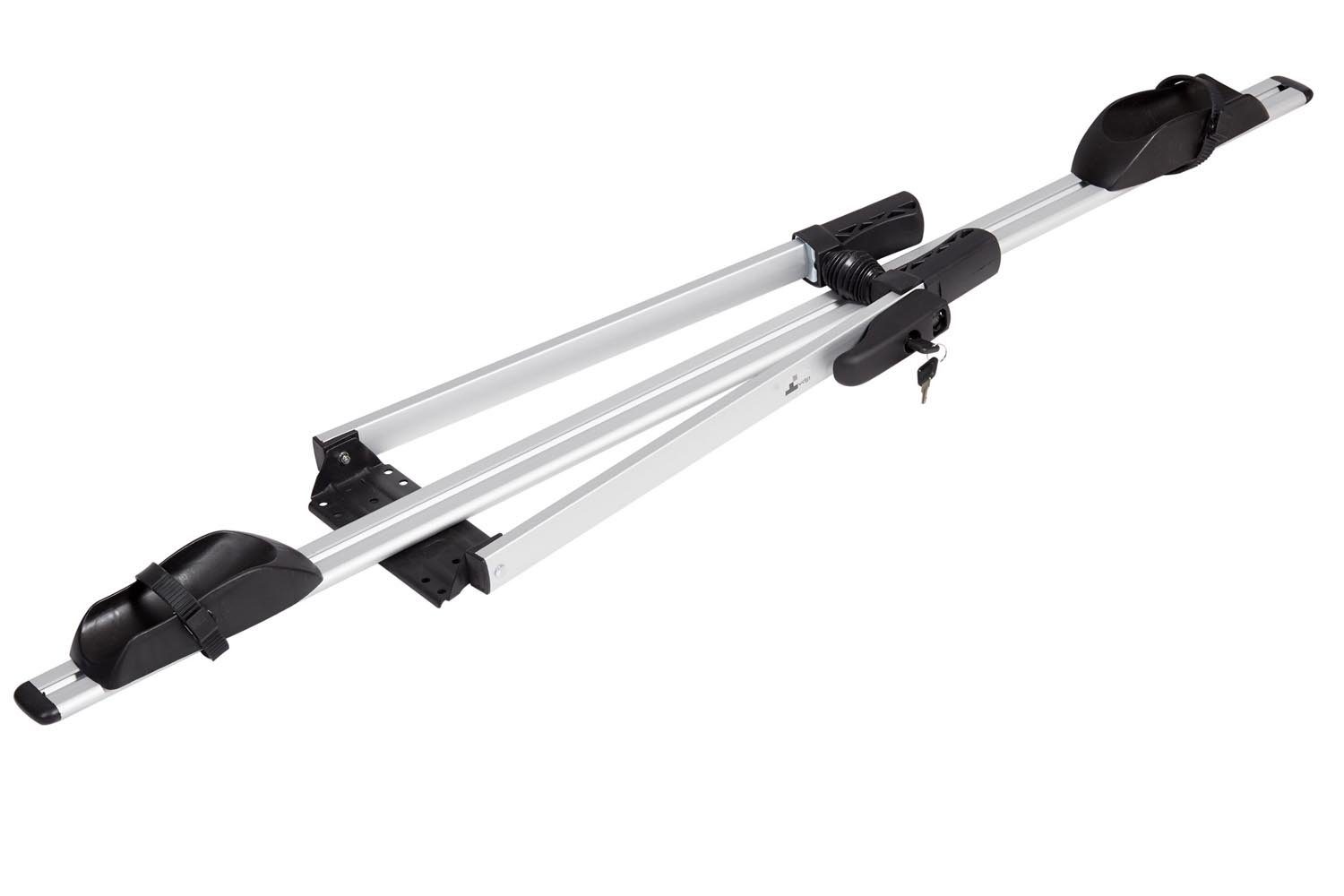 VDP Dachträger (1x abschließbarer Fahrradträger aus Aluminium), 1x VDP Fahrradträger ALU Premium Fahrradhalter Fahrrad Dachträger abschließbar