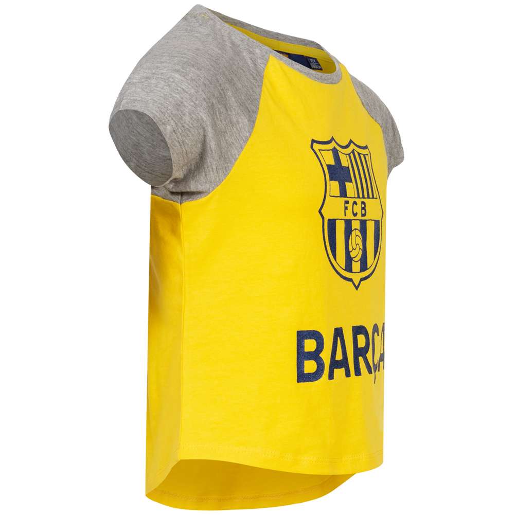FC Barcelona Vintage Mädchen T-Shirt FCB-3-112B