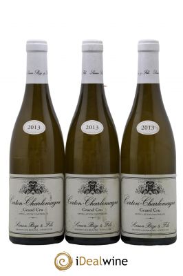 Corton-Charlemagne Grand Cru Simon Bize & Fils  2013 - Lot de 3 Bouteilles