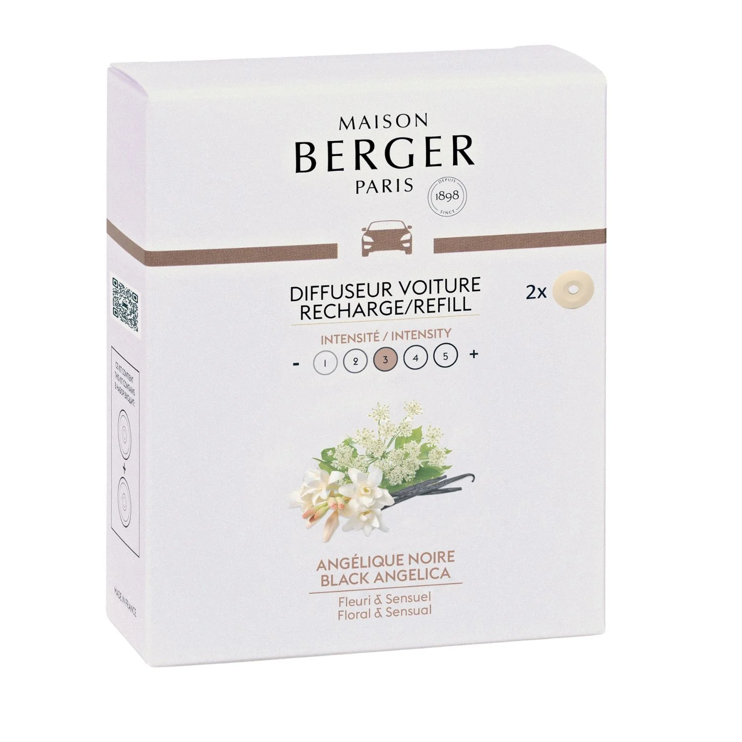 Diffúzor Voiture Refill Black Angelica - Autóparfüm