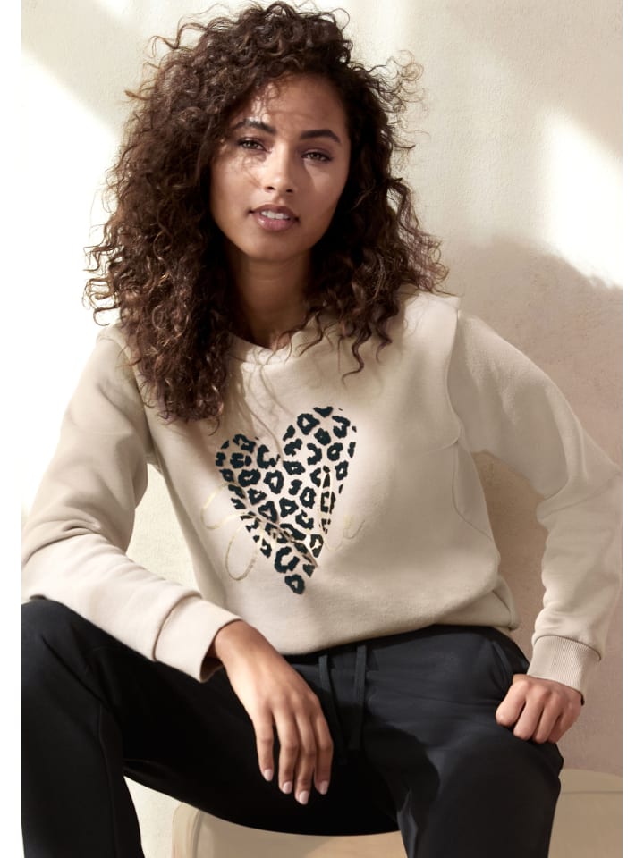 LASCANA Sweatshirt in sand günstig kaufen