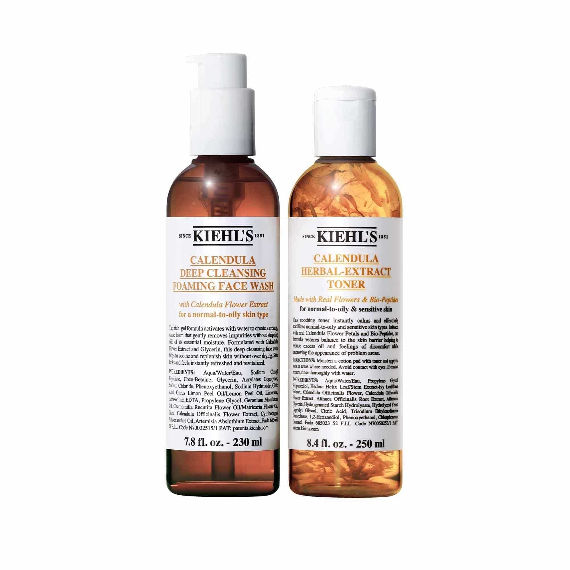 Puhdistus- ja kuorinta-aineet JÄTÄ ÖLJY POIS -setti - Rauhoittava setti, Kasvojenpuhdistussaippua, Kasvovesi