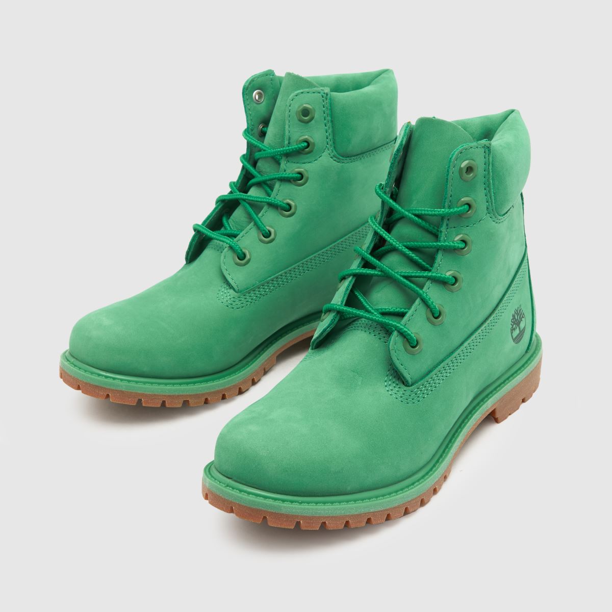Timberland prémium 6 hüvelykes csizma zöld színben