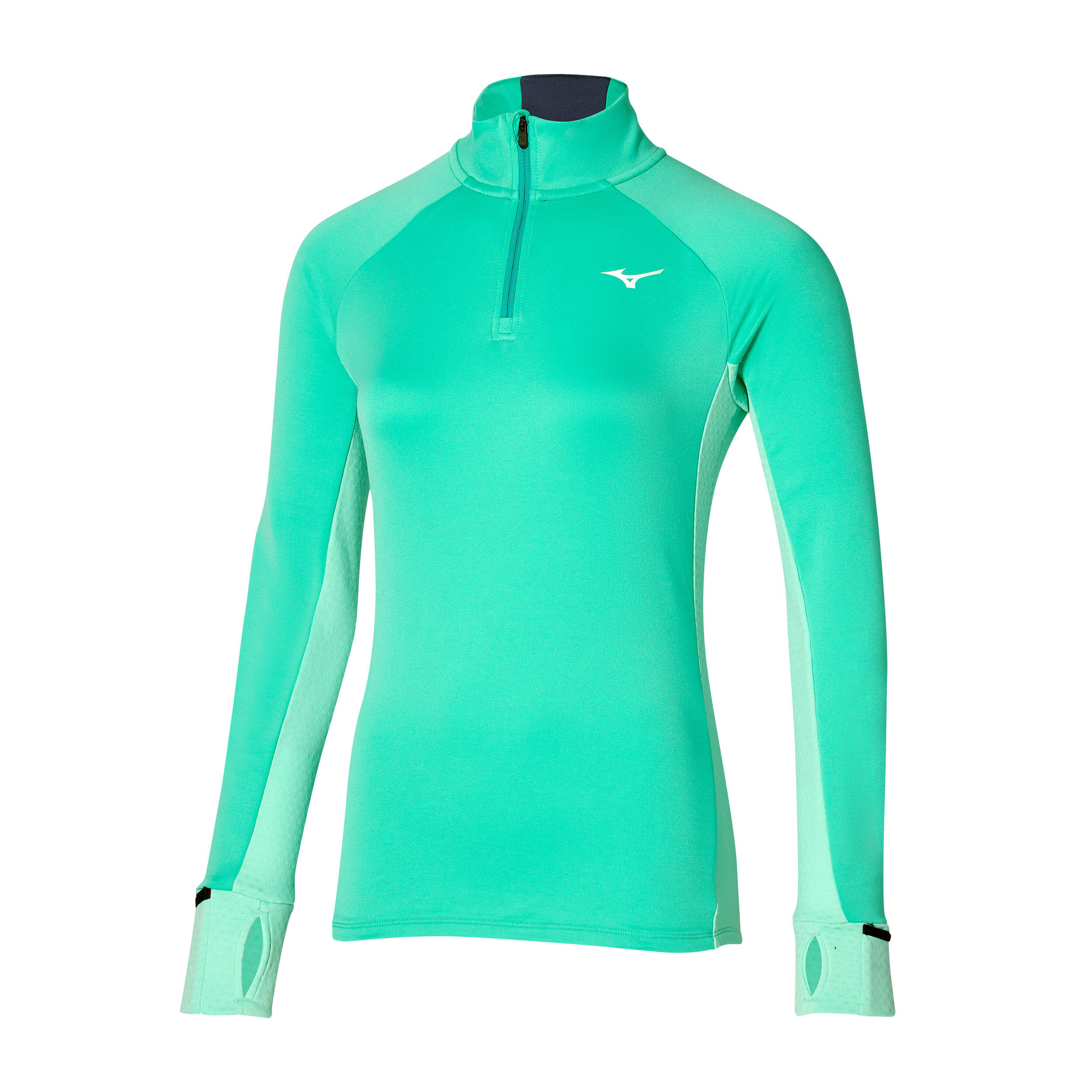 Warmalite Half-Zip Lauftop Damen - Türkis