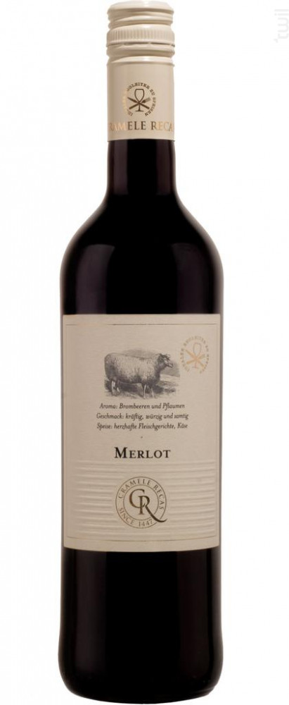 Recas Food Pairing Merlot Cramele Recas Vin Rouge●Vins de Roumanie 2022 75cl