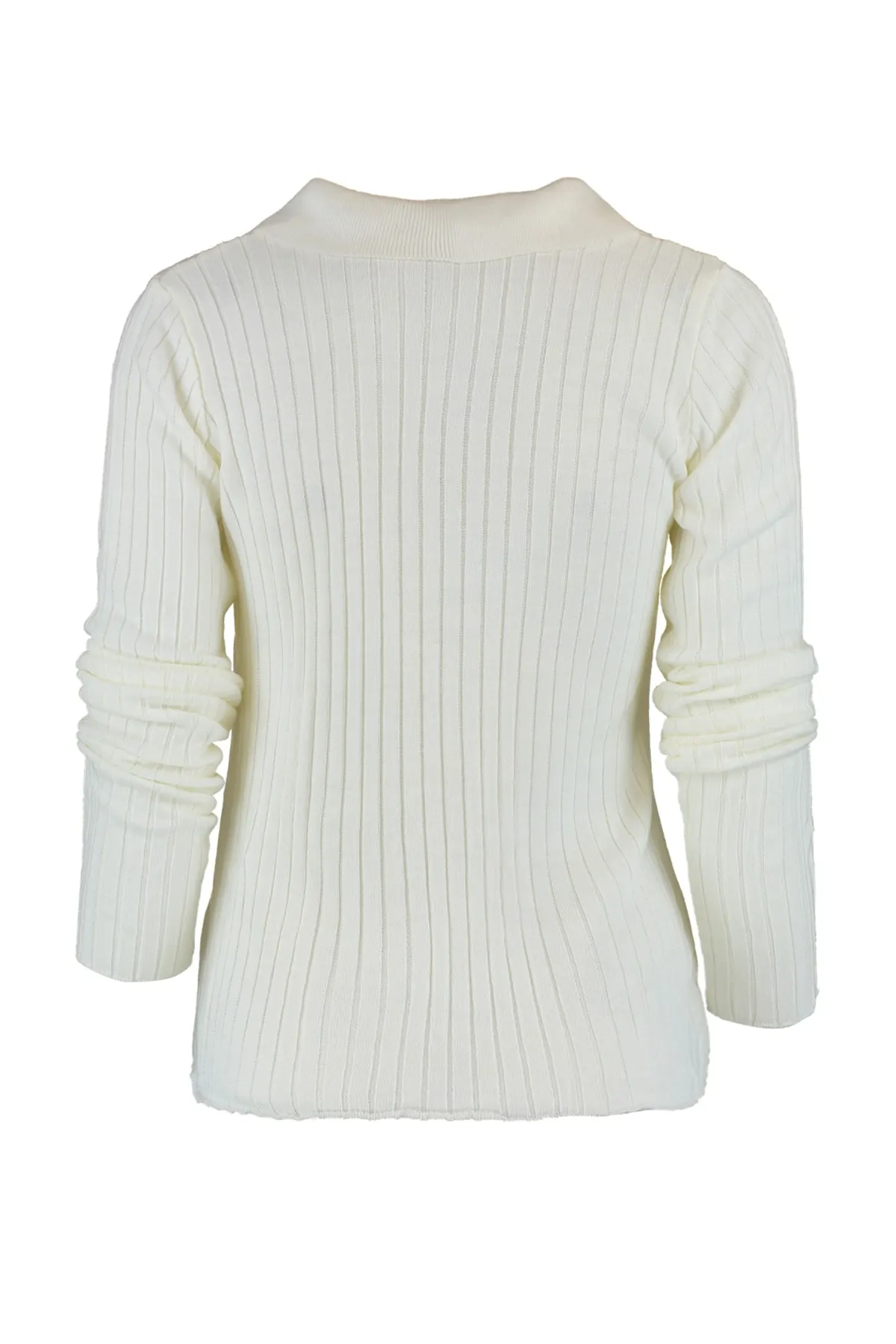 Trendyol Collection  Ecrufarbener Strickpullover mit Rollkragen TWOAW21KZ1113