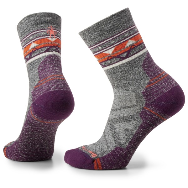Smartwool - Women's Hike LT Cushion Zig Zag Valley Mid Crew - Wandersocken