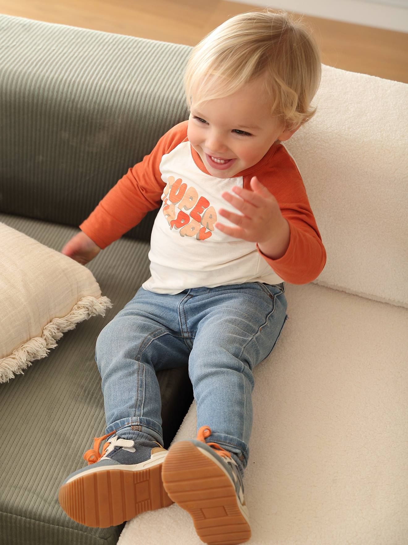 Vertbaudet Baby Shirt Oeko-Tex - rost