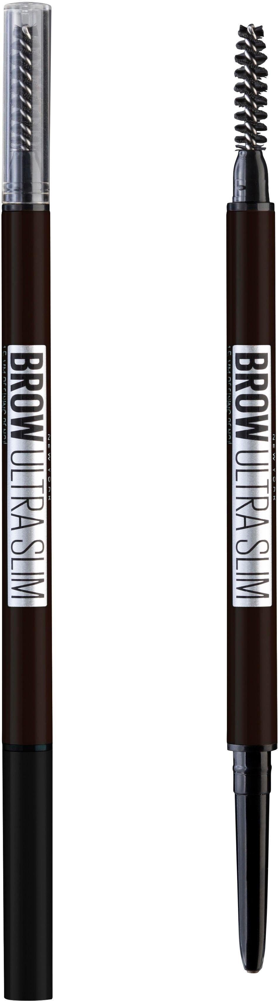 MAYBELLINE NEW YORK Augenbrauen-Stift Brow Ultra Slim Liner, Browliner für definierte Augenbrauen