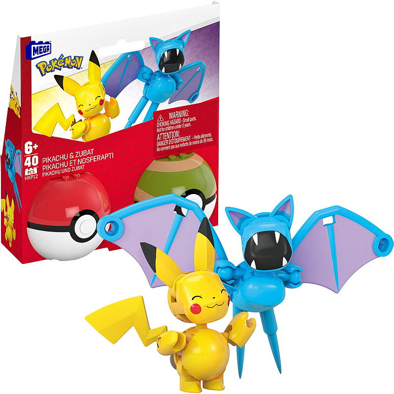 Pokemon Pikachu & Zubat Mega Pokemon