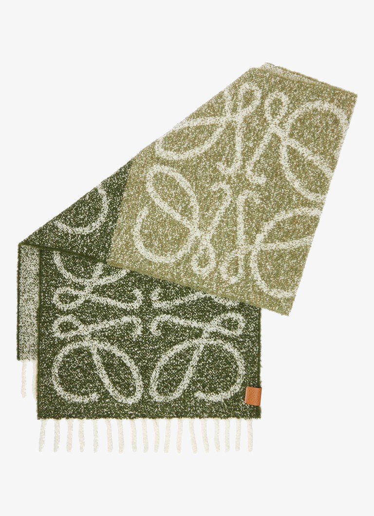 LOEWE  Anagram sjaal in alpacawolblend 45 x 200 cm
