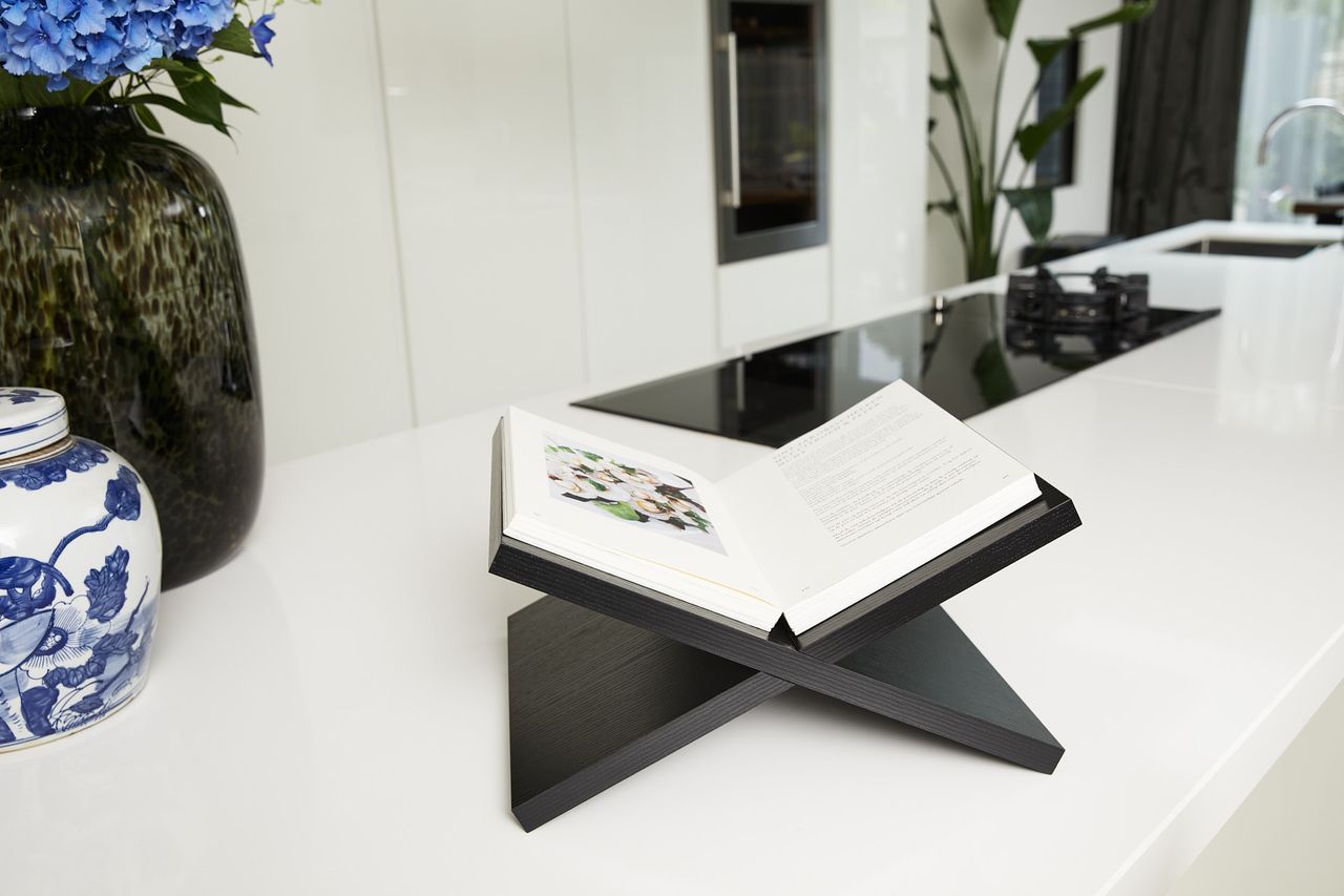 Lifa Living Bücherständer Reims Schwarz Holz 37 x 30 x 19 cm