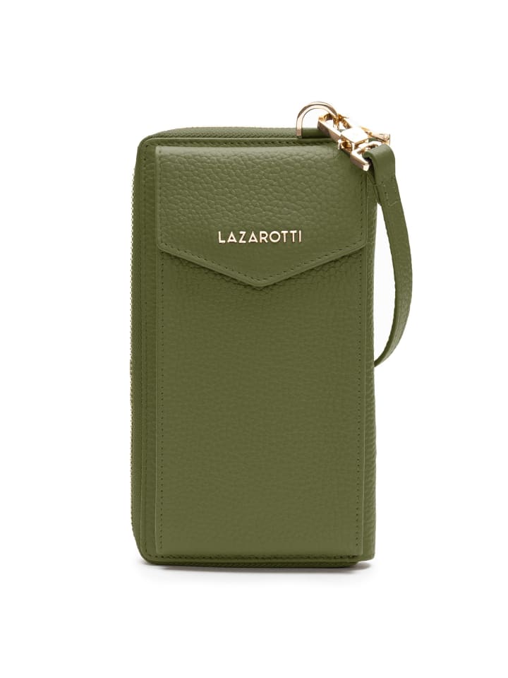 Lazarotti Bologna Leather Handytasche Leder 11 cm in olive günstig kaufen onesize