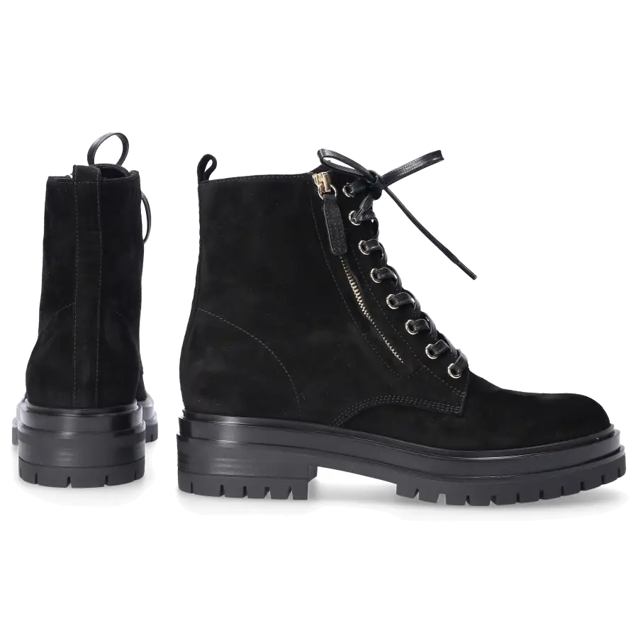 Gianvito Rossi - Stiefeletten TURON Veloursleder - schwarz