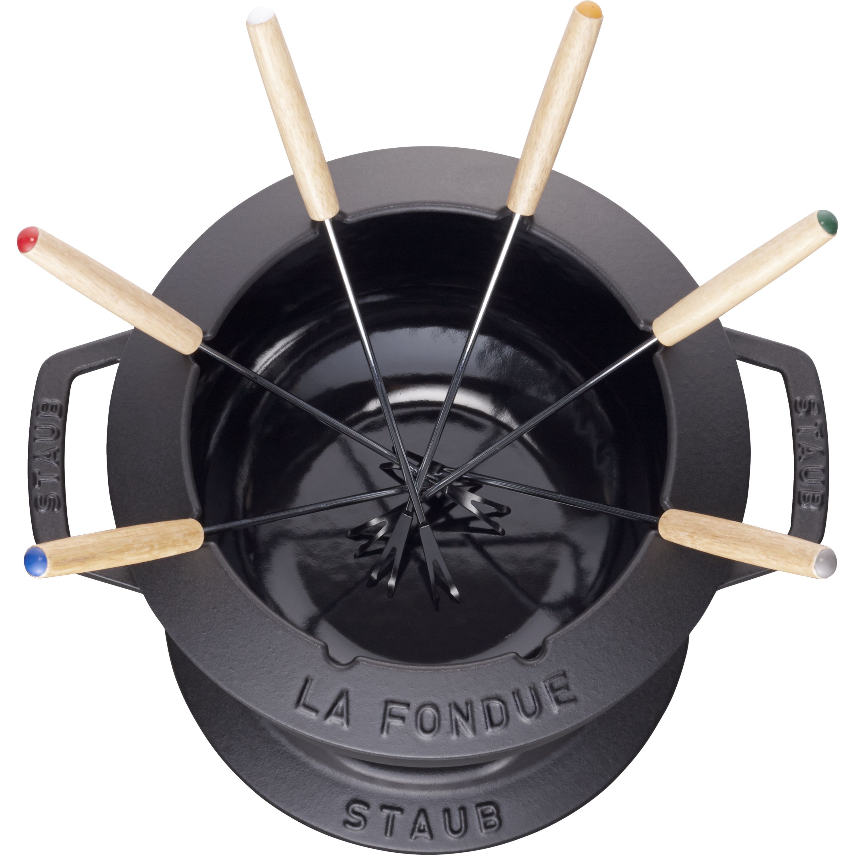 Fondue Set 20 cm, Schwarz