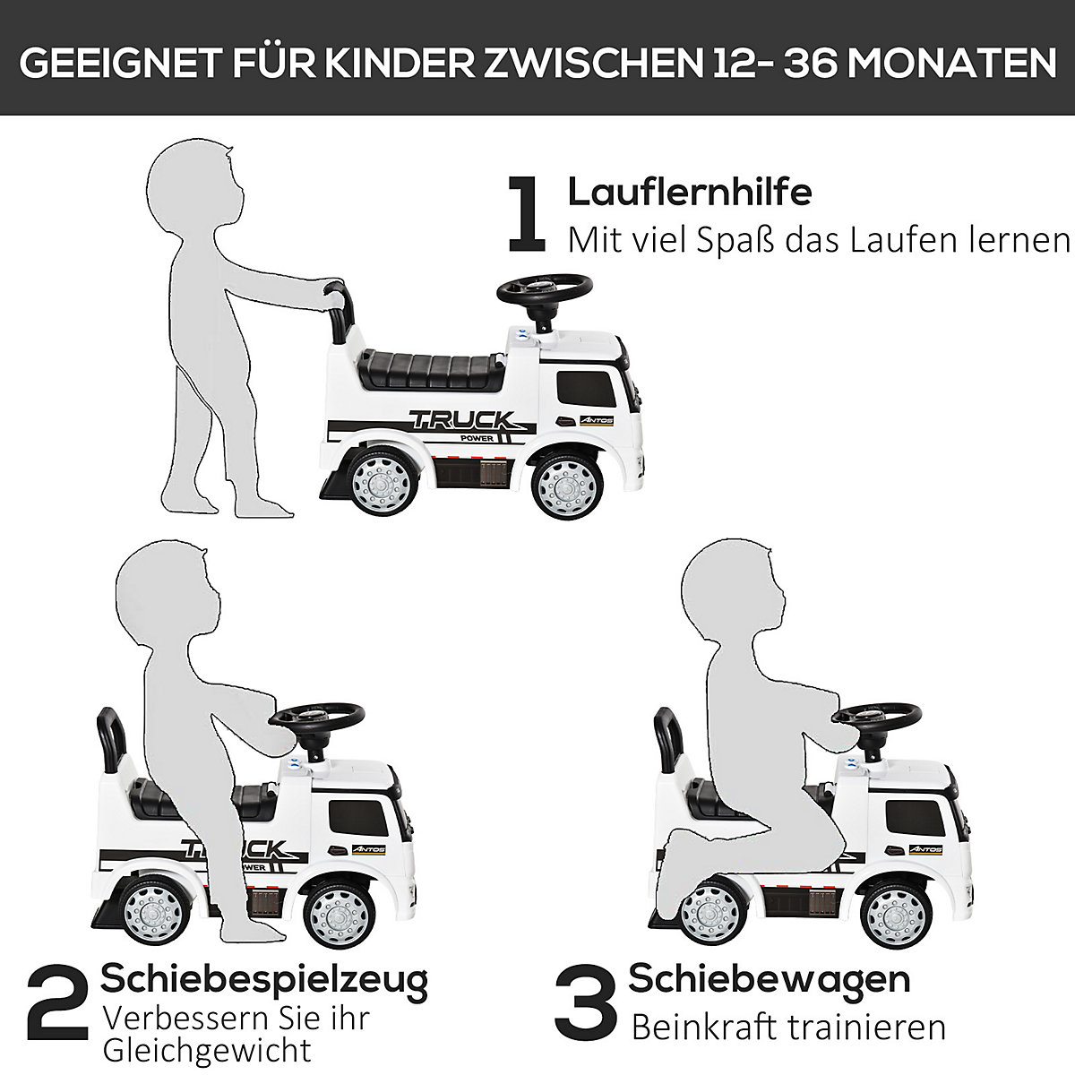 Rutscherfahrzeug als LKW