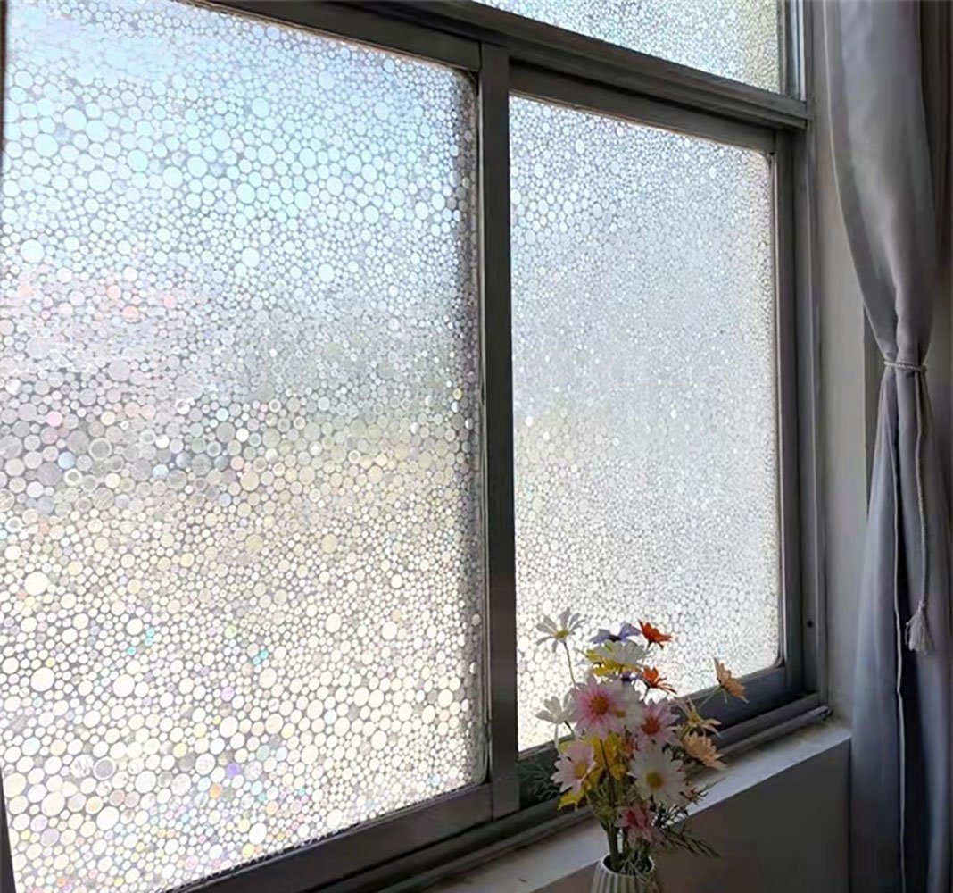 Fensterfolie Fensterfolie Undurchsichtiges Fenster Anti-Peeping Badezimmer, aikidio