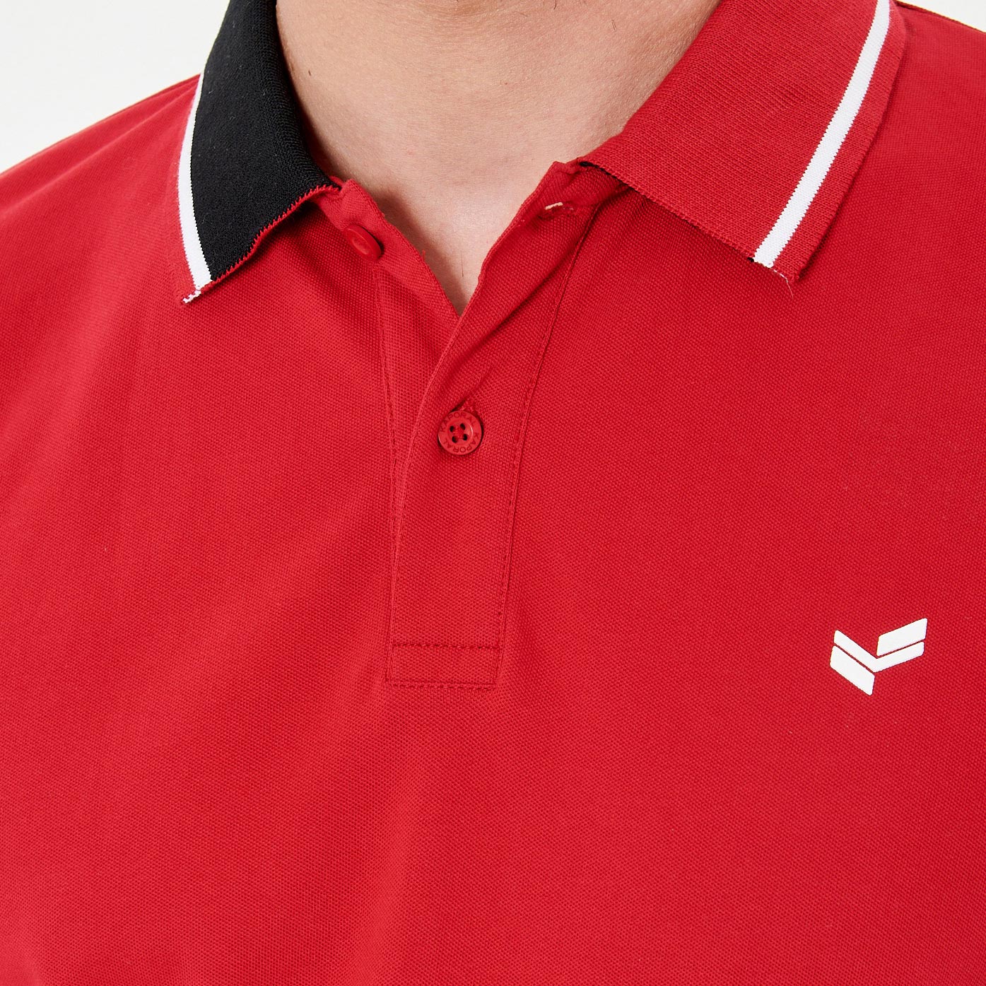 TETRO  Polo rouge homme