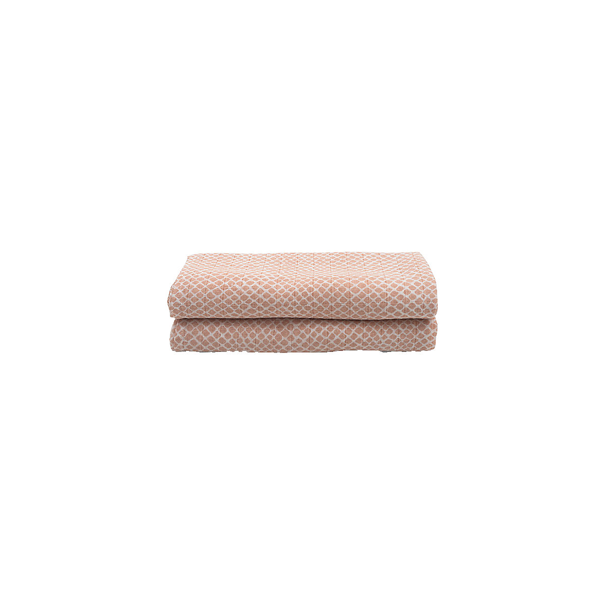 Mullwindeln groß, 115 x 115 cm, Snake pale pink 2er Set