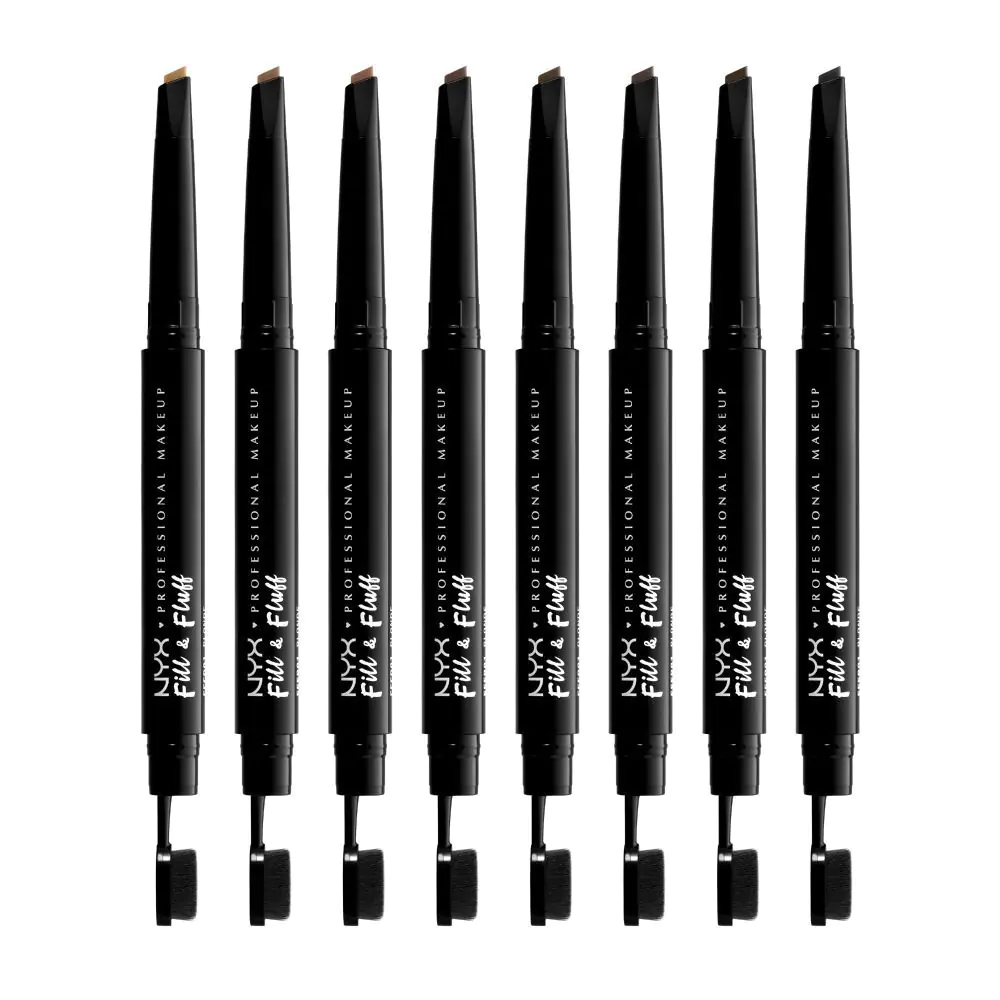 NYX Fill & Fluff olovka za obrve crna