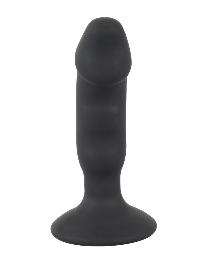 Black Velvets vibrierender Analplug Black Velvets Rechargeable Plug in schwarz günstig kaufen 14 cm