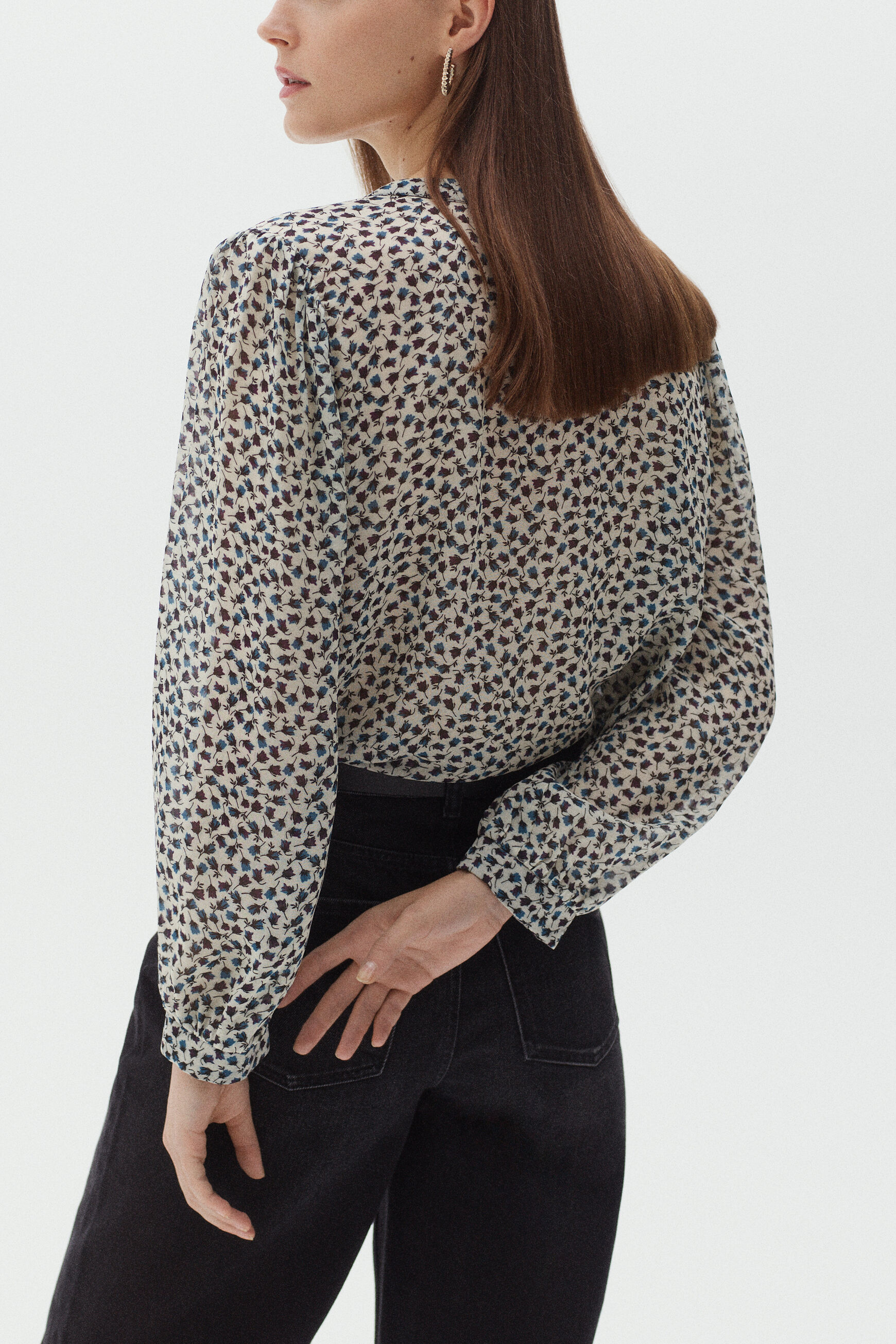 chemisier pacey ivoire femme
