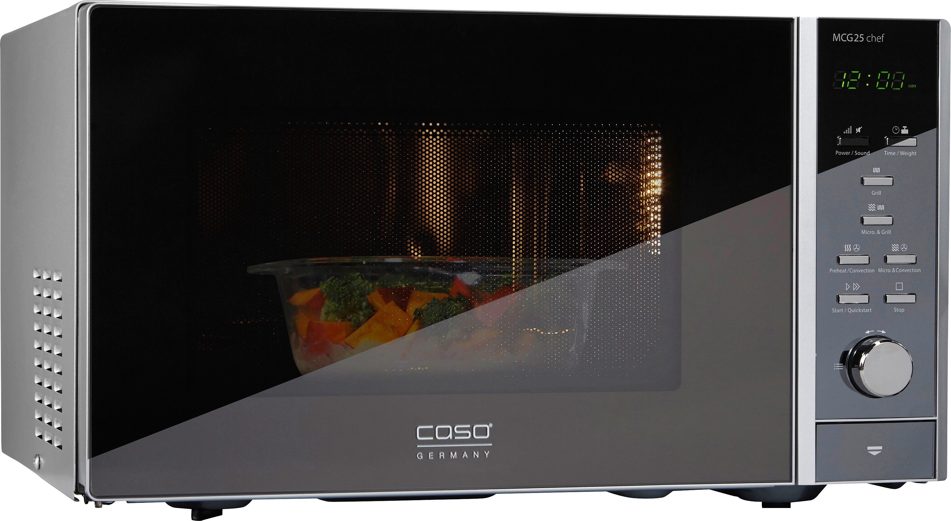 Caso Mikrowelle MCG25, Grill, 25 l