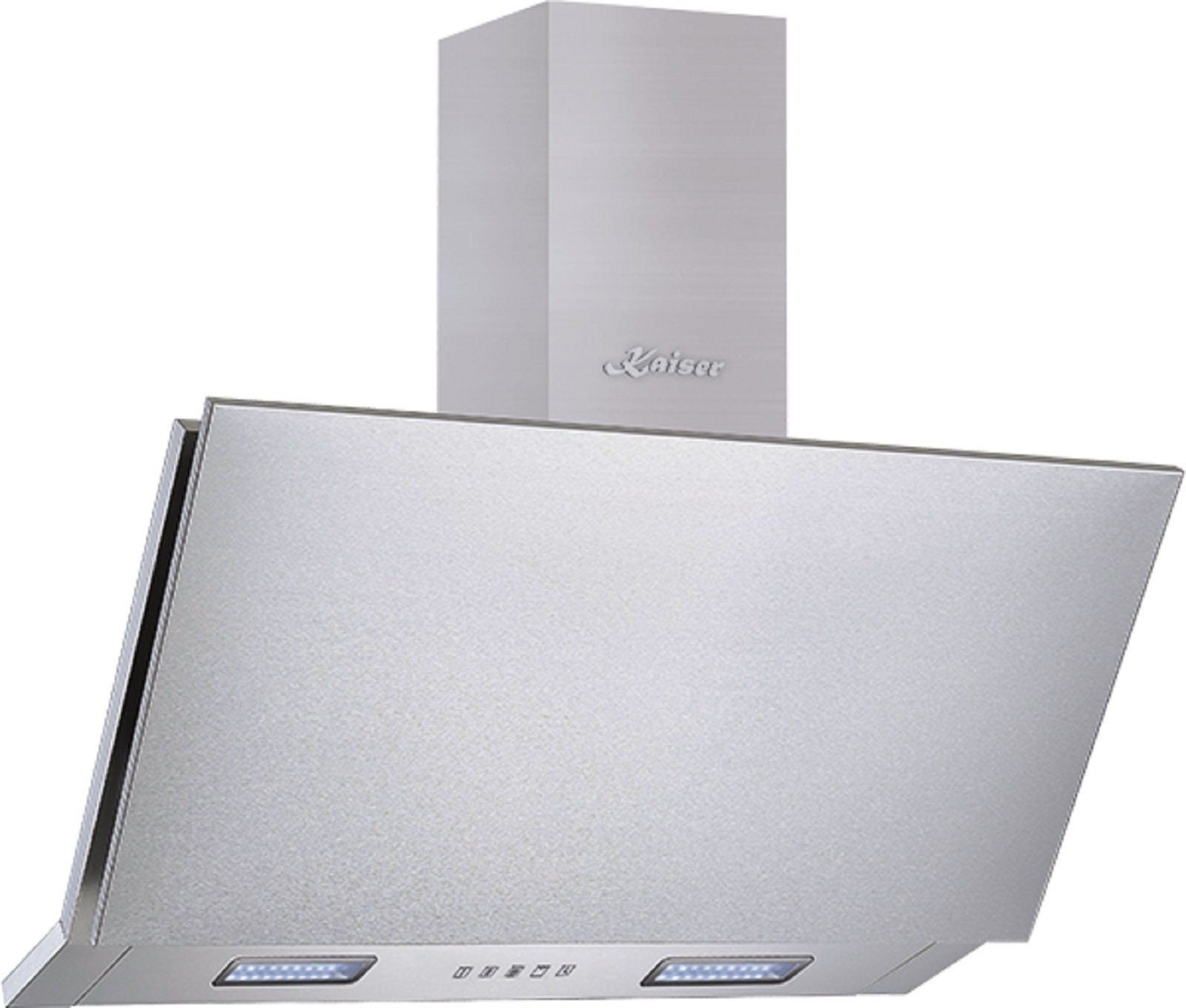 Kaiser Küchengeräte Kopffreihaube AT 9455 N ECO//+Umluftset, Edelstahl Dunstabzugshaube 90 cm, 1250m³/h, 3 Stufen,Randabsaugung