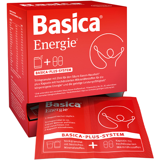 BASICA Energie Trinkgranulat Kapseln f.30 Tage Kpg  30 St  Kombipackung