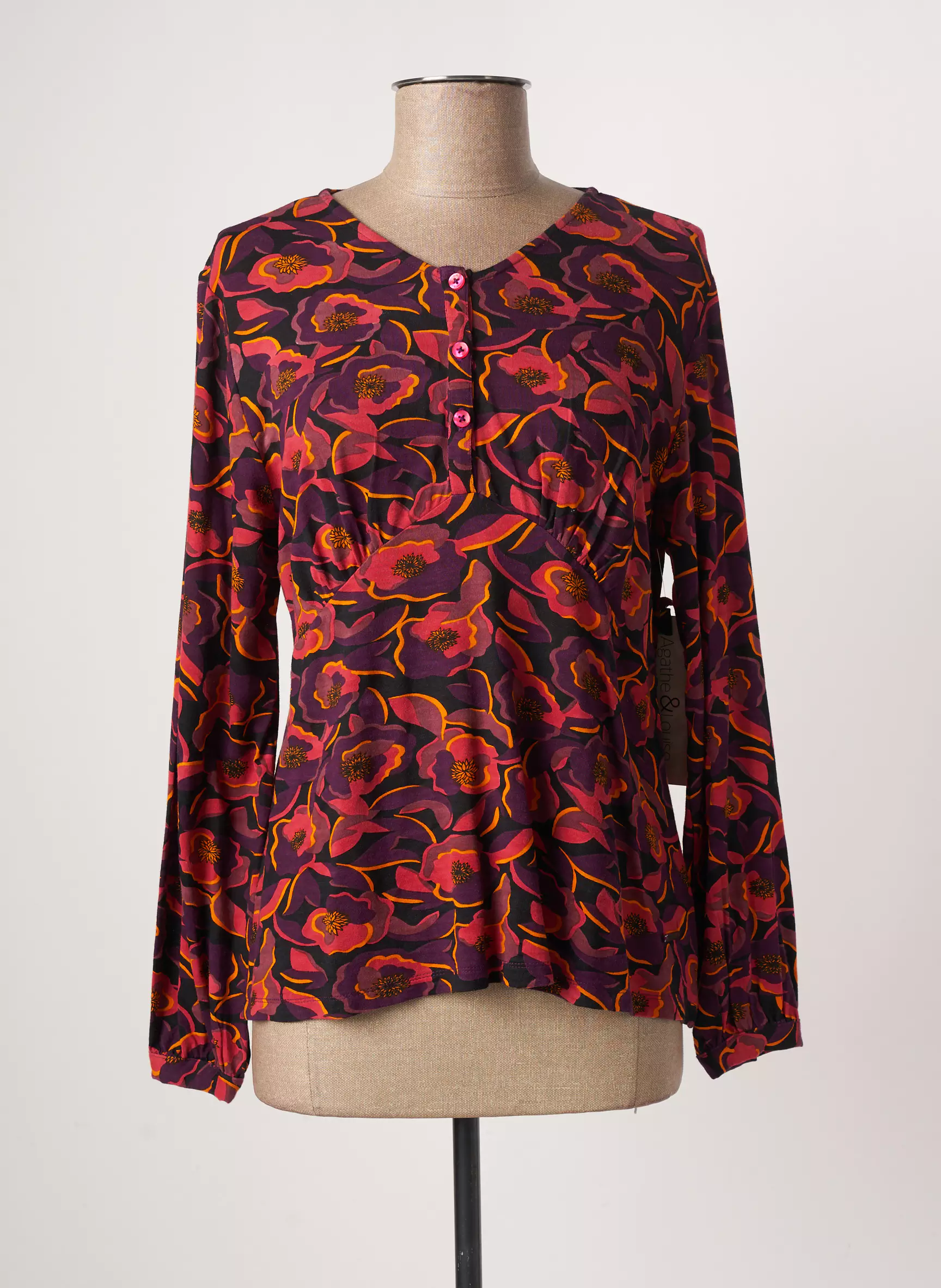 Agathe   Louise Tops Femme couleur violet